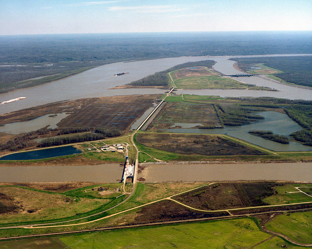 Old River Control Structure Complex - The Corps of Engineers vs. Mother Nature